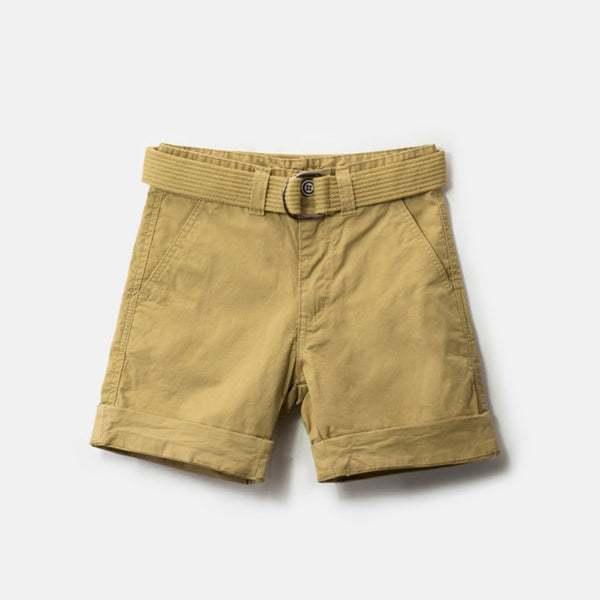 Choys | Kids' Classic Khaki Shorts with Belt | 20B3