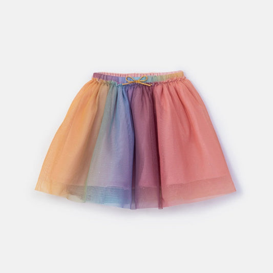 Choys | Girls' Rainbow Tulle Skirt | 10G2