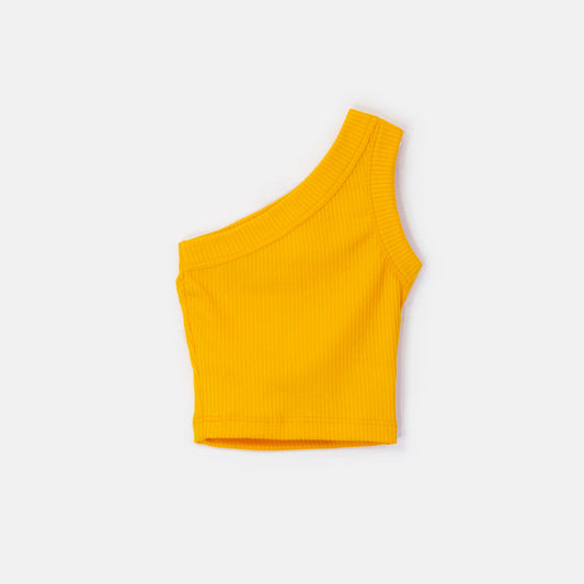 Choys | Girls' Orange Crop Top | 8J3