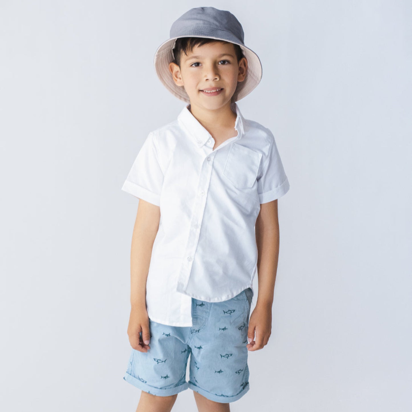 Choys | Kids' Shark Print Shorts | 19F1