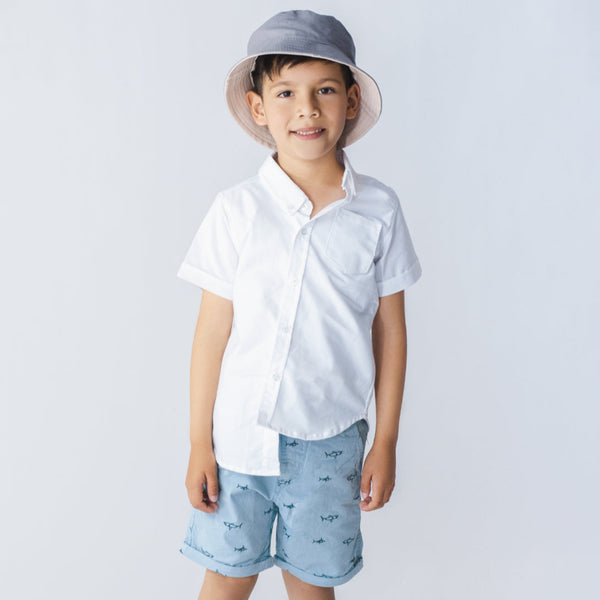 Choys | Kids' Shark Print Shorts | 19F1