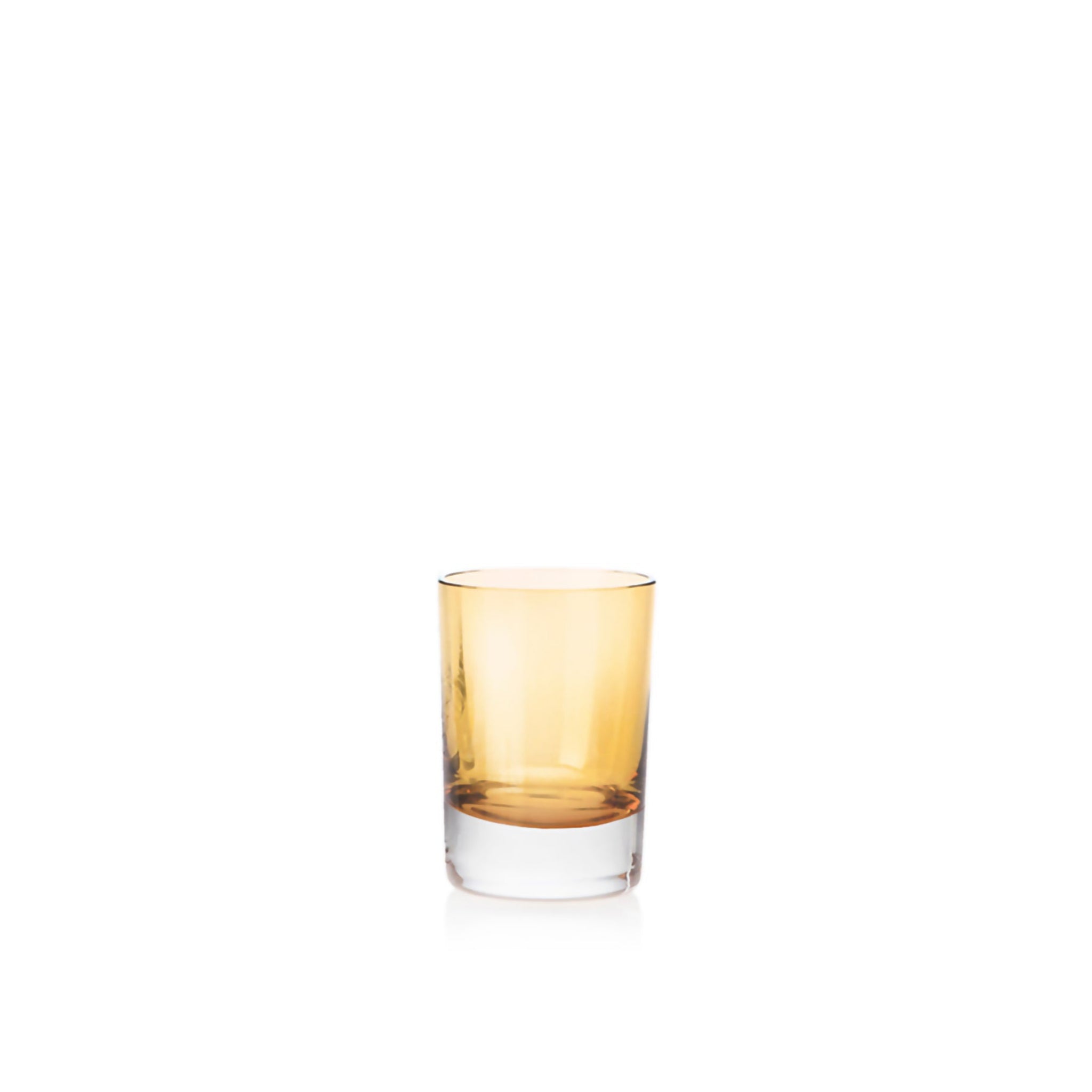 Nouvel | Rocks Glassware Set of 4 | Yellow, Blue, Clear, Gray