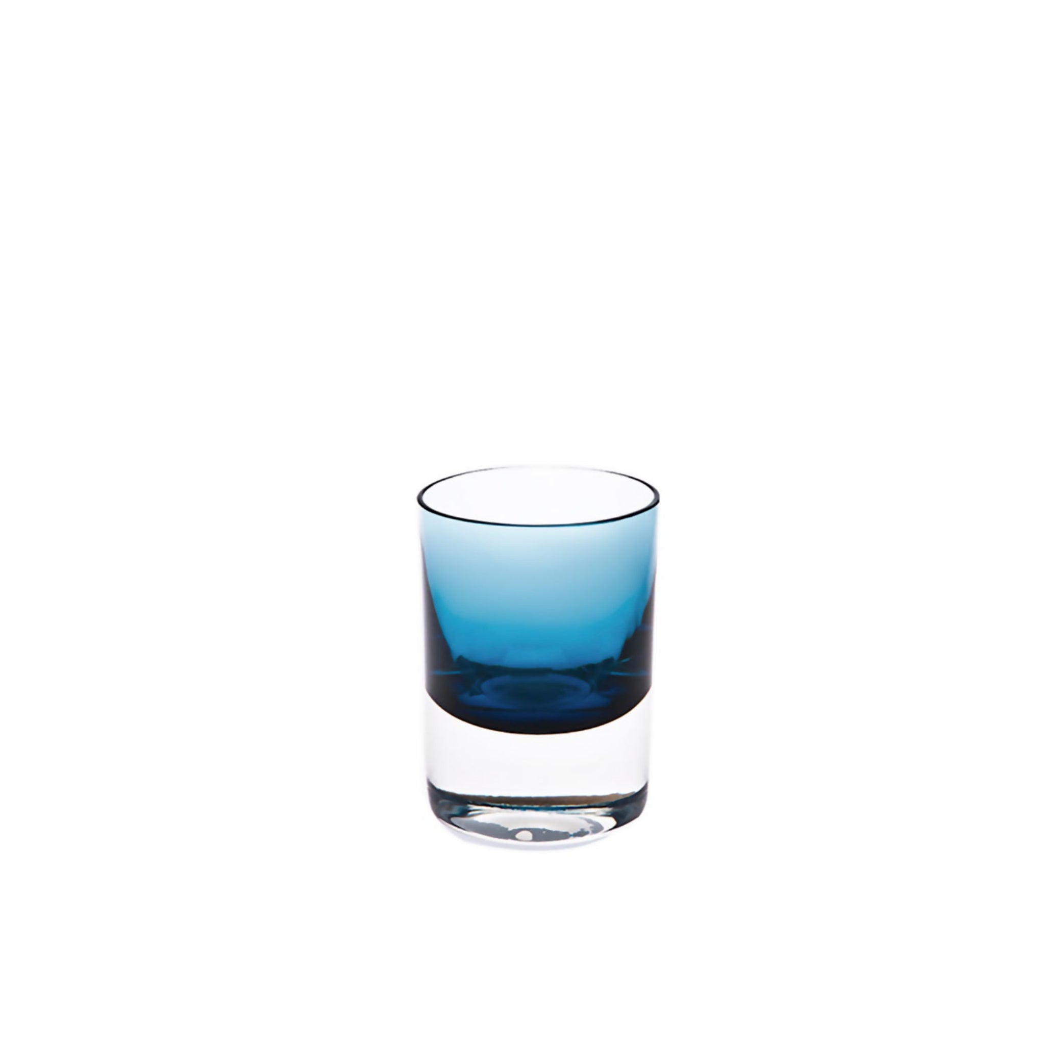 Nouvel | Rocks Glassware Set of 4 | Yellow, Blue, Clear, Gray
