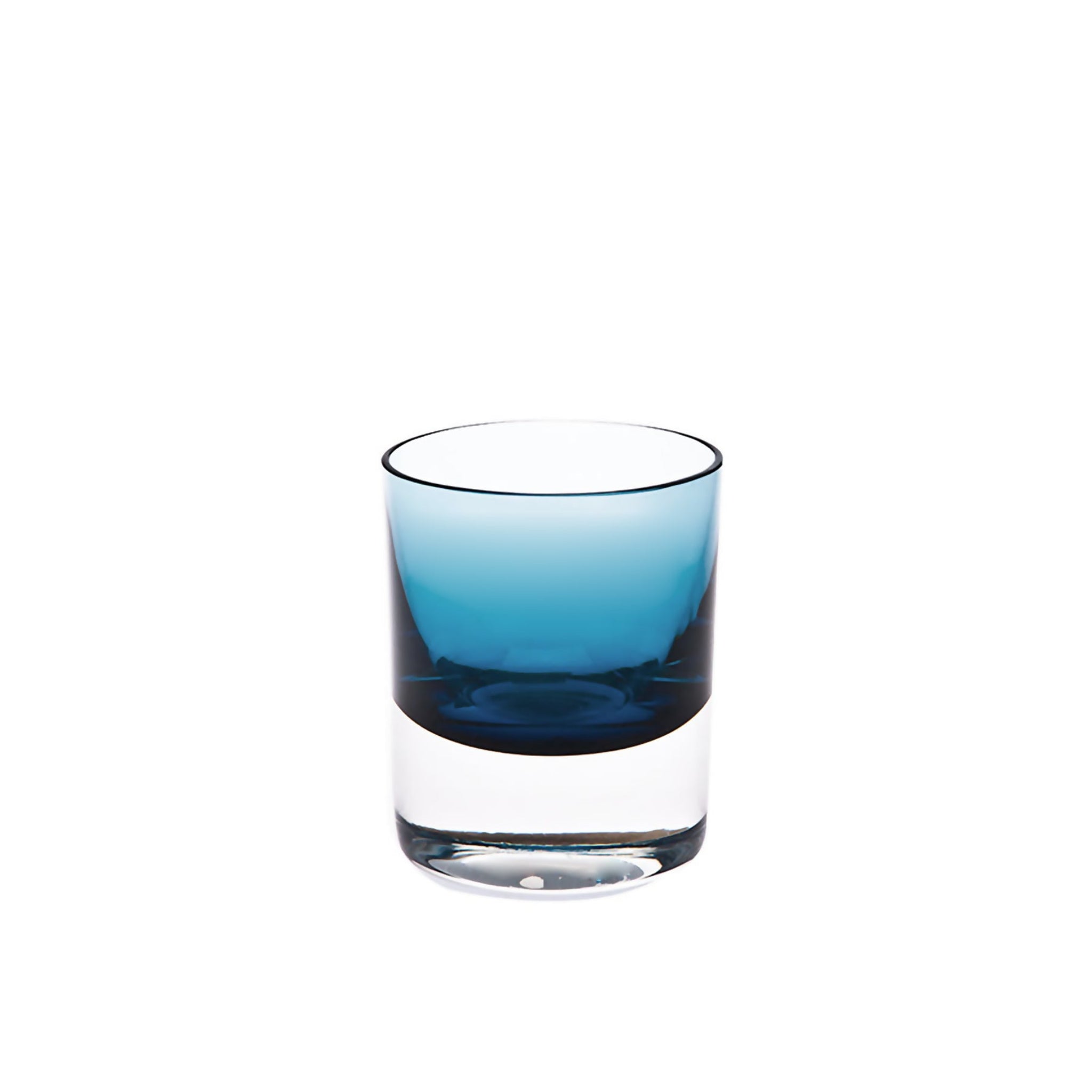 Nouvel | Rocks Glassware Set of 4 | Yellow, Blue, Clear, Gray