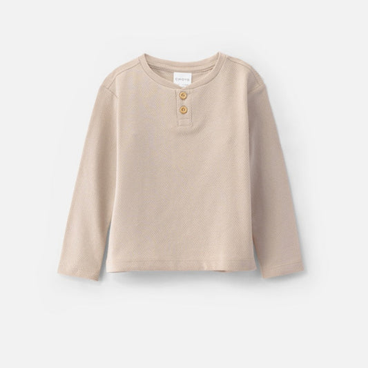 Choys | Kids Long Sleeve Henley Shirt and Slim Fit Pants | 13C1