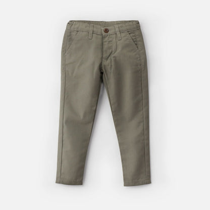 Choys | Kids' Long-Sleeve Henley Shirt and Slim-Fit Pants | 13D1