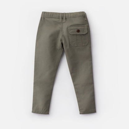 Choys | Kids' Long-Sleeve Henley Shirt and Slim-Fit Pants | 13D1