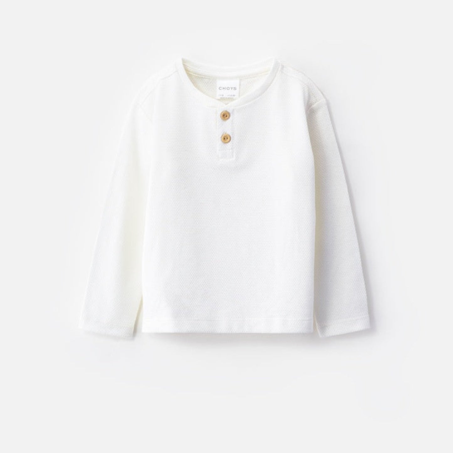 Choys | Kids Long Sleeve Henley Shirt and Slim Fit Pants | 13G2
