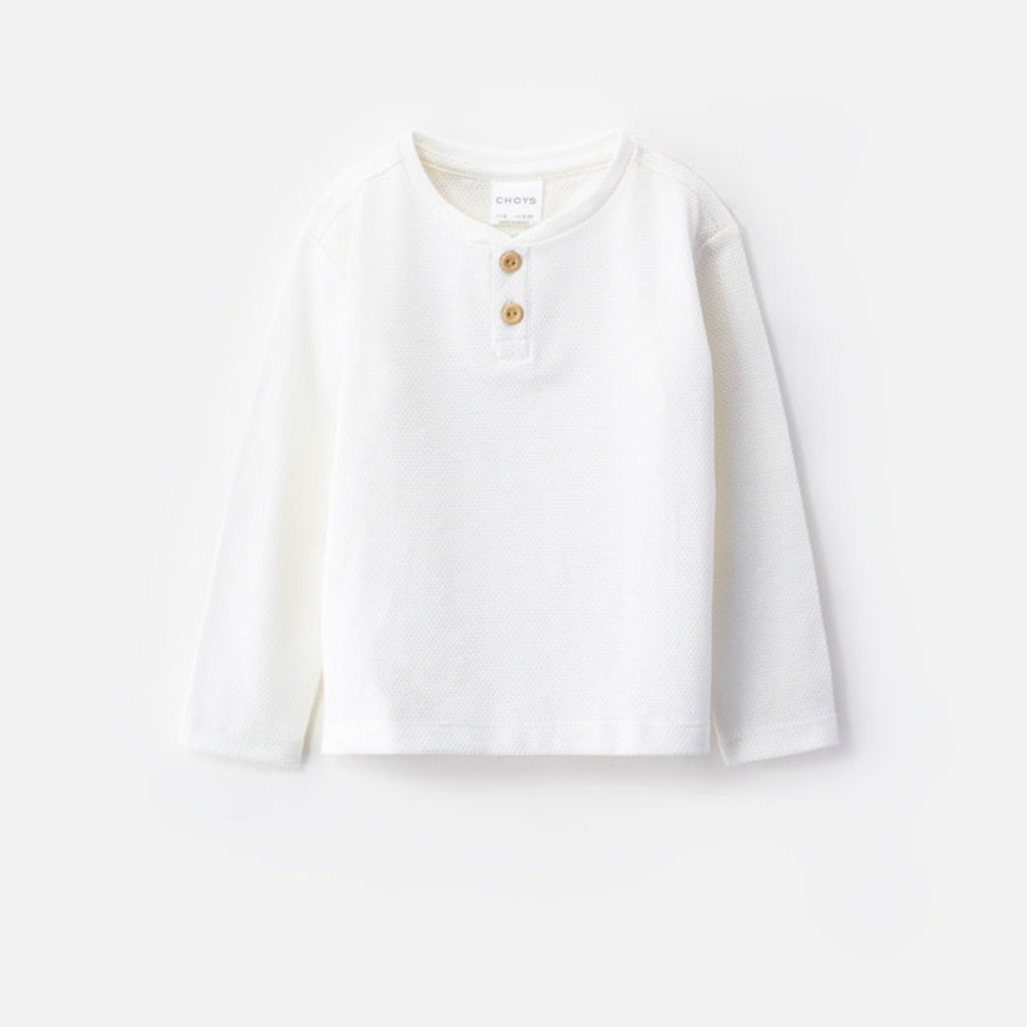 Choys | Kids Long Sleeve Henley Shirt and Slim Fit Pants | 13G2