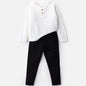Choys | Kids Long Sleeve Henley Shirt and Slim Fit Pants | 13G2