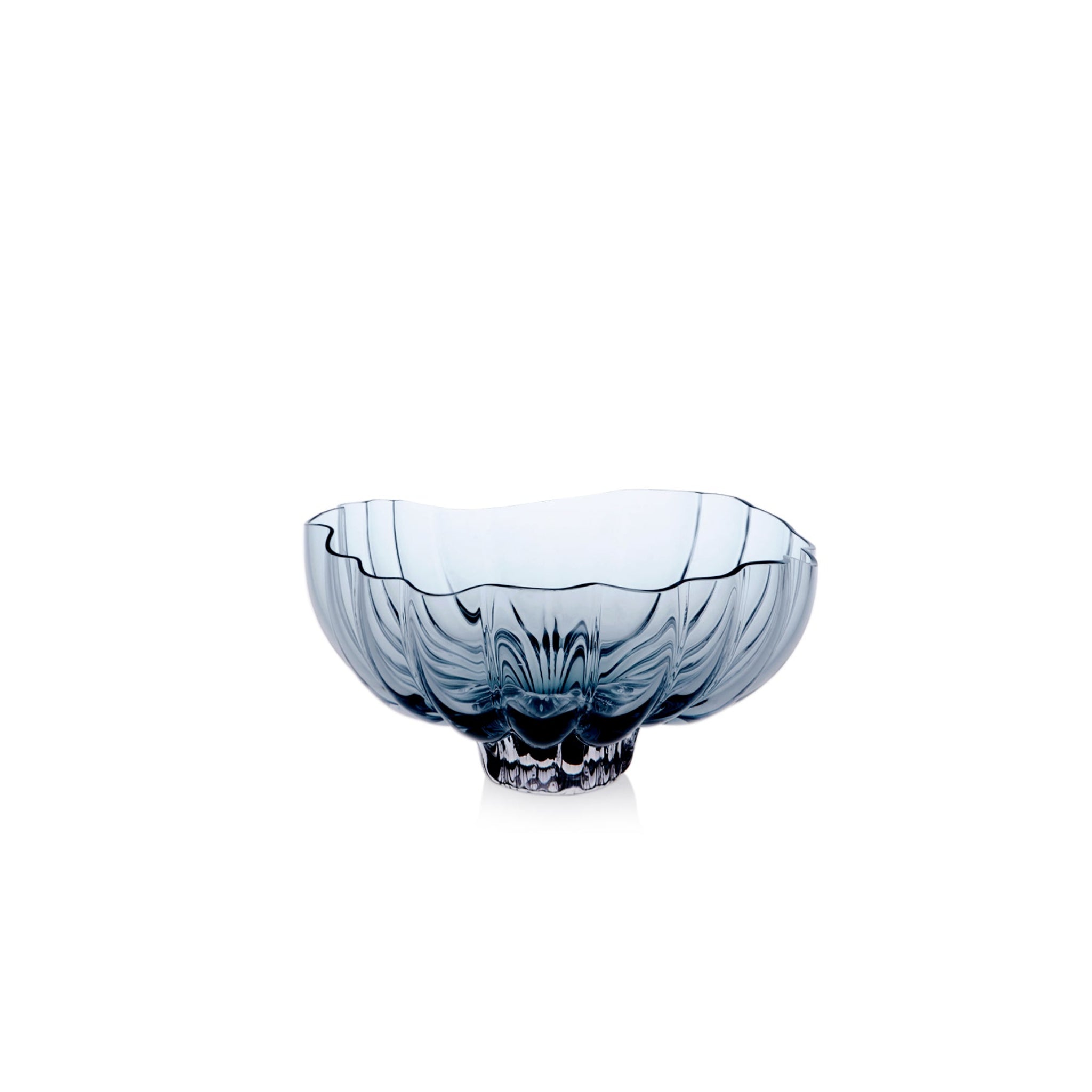 Nouvel | Calabaza Bowl | Clear, Steel Blue