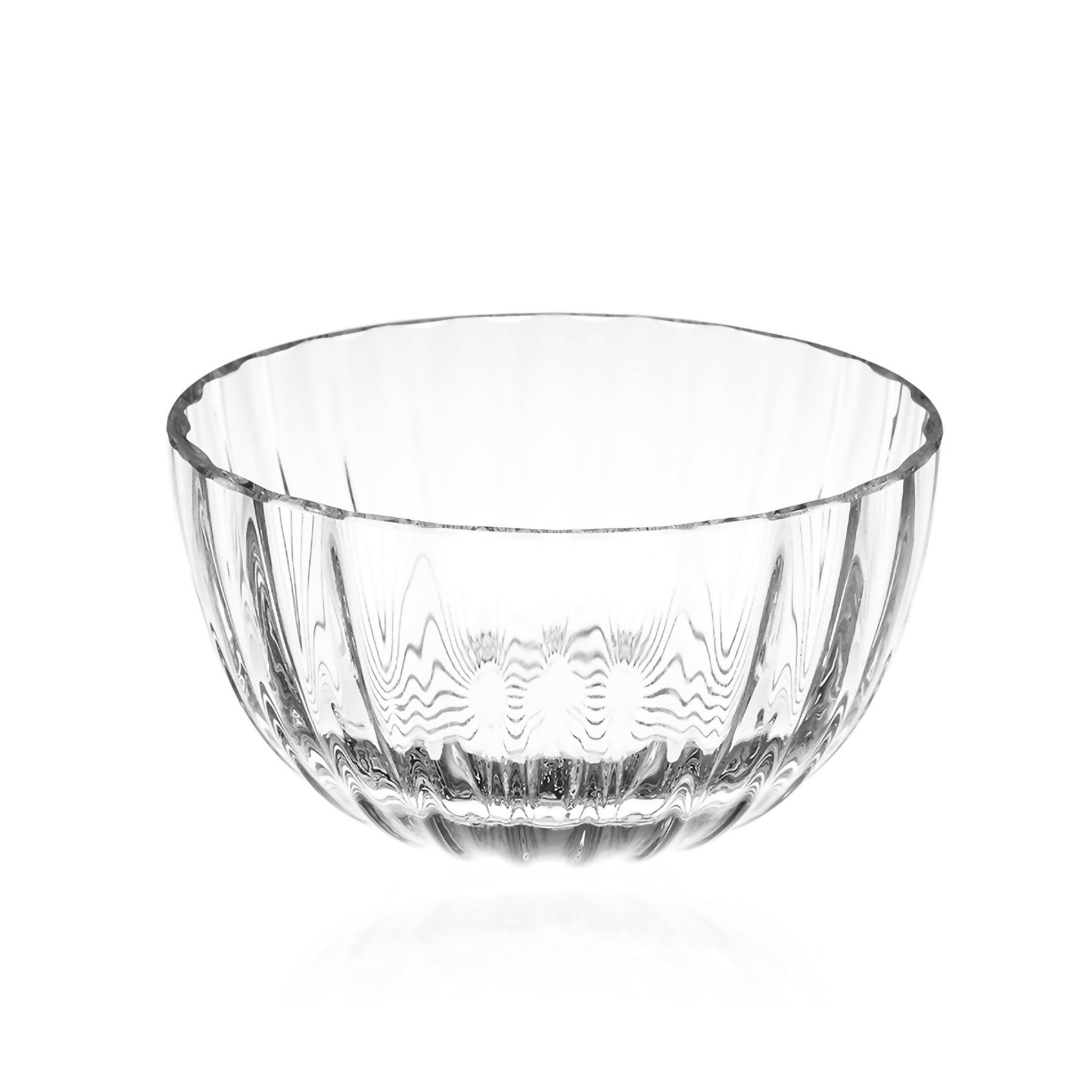 Nouvel | Medium Phoenix Bowl | Clear, Neutral Gray