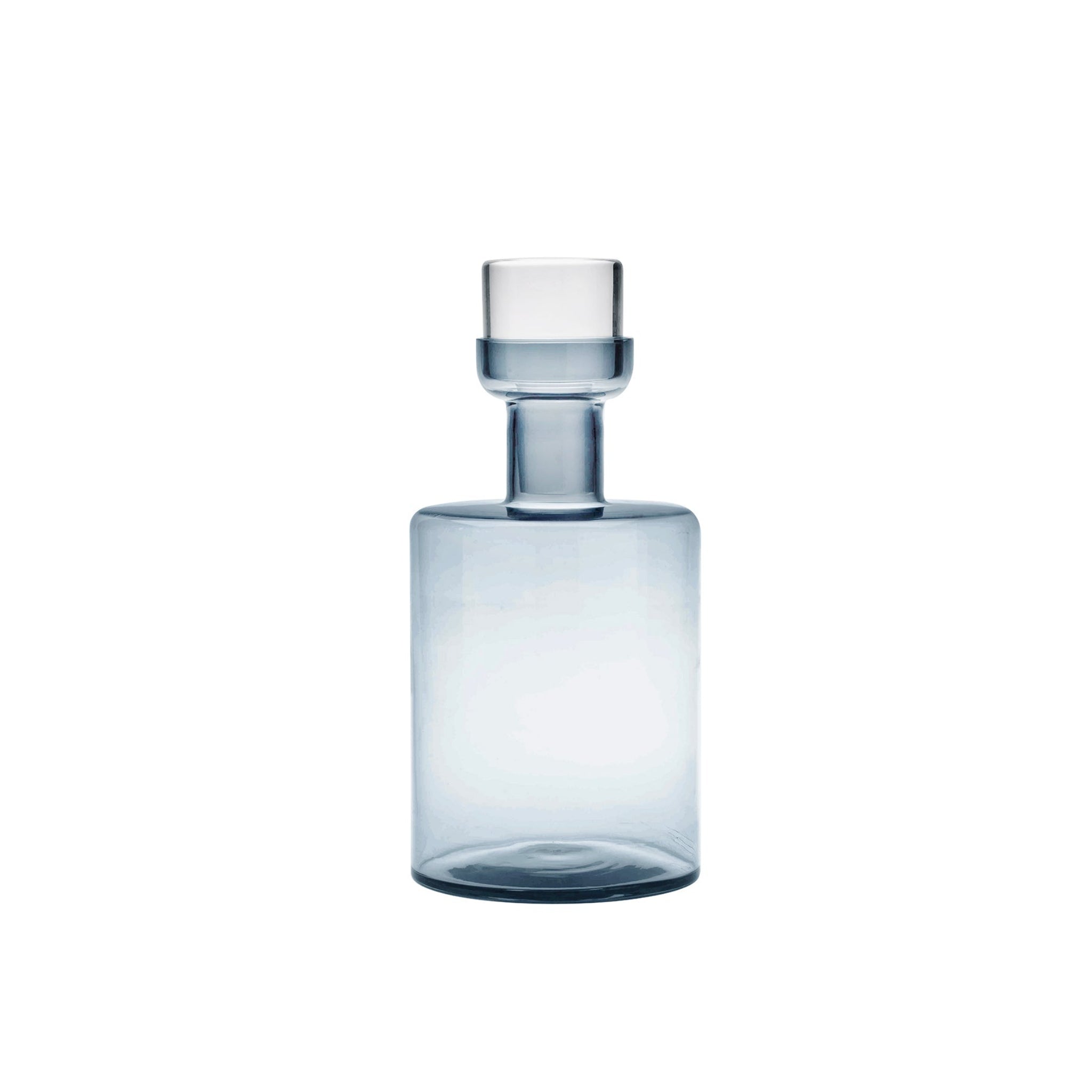 Nouvel | Audrey Bottle & Stopper | Clear, Gray, Blue, Green