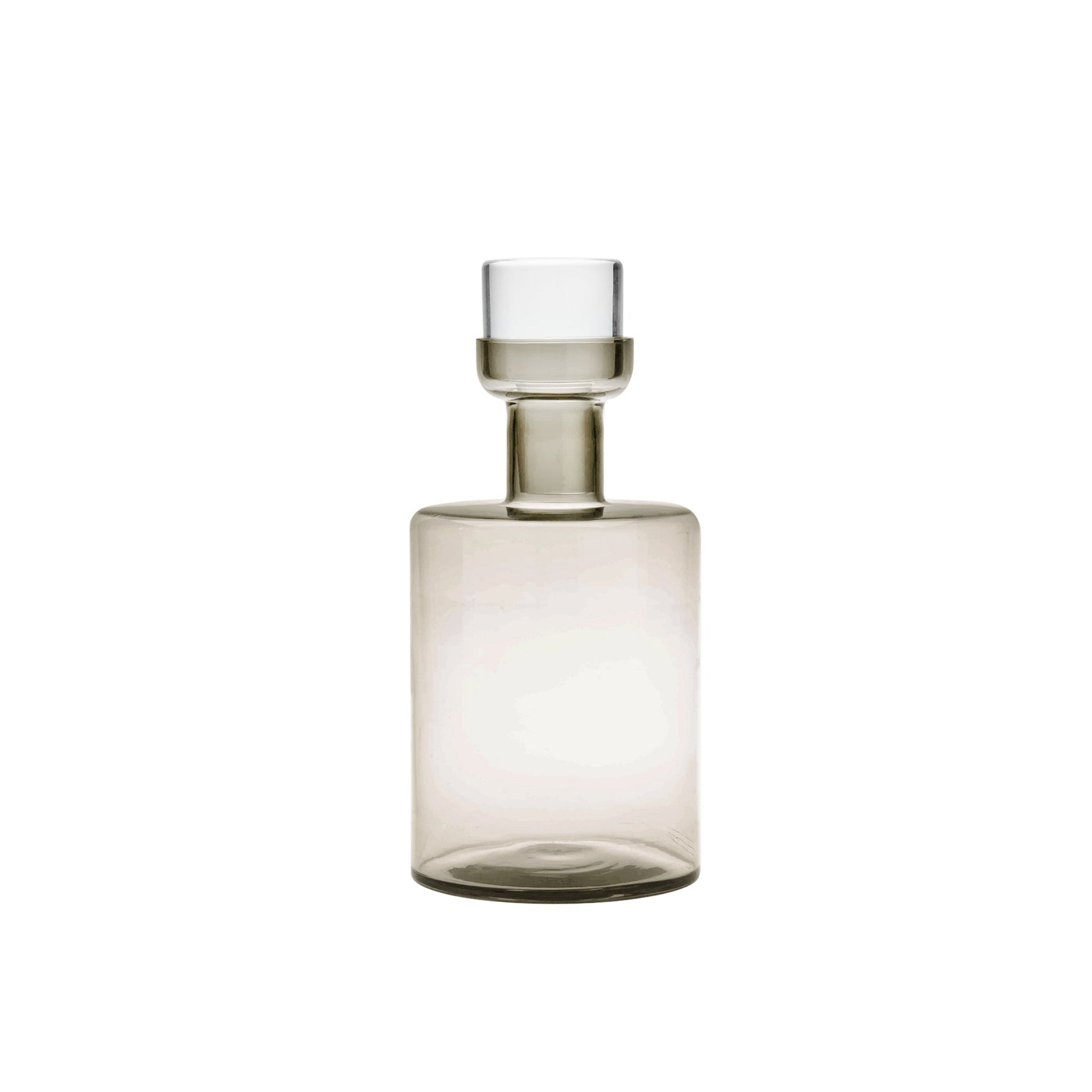 Nouvel | Audrey Bottle & Stopper | Clear, Gray, Blue, Green