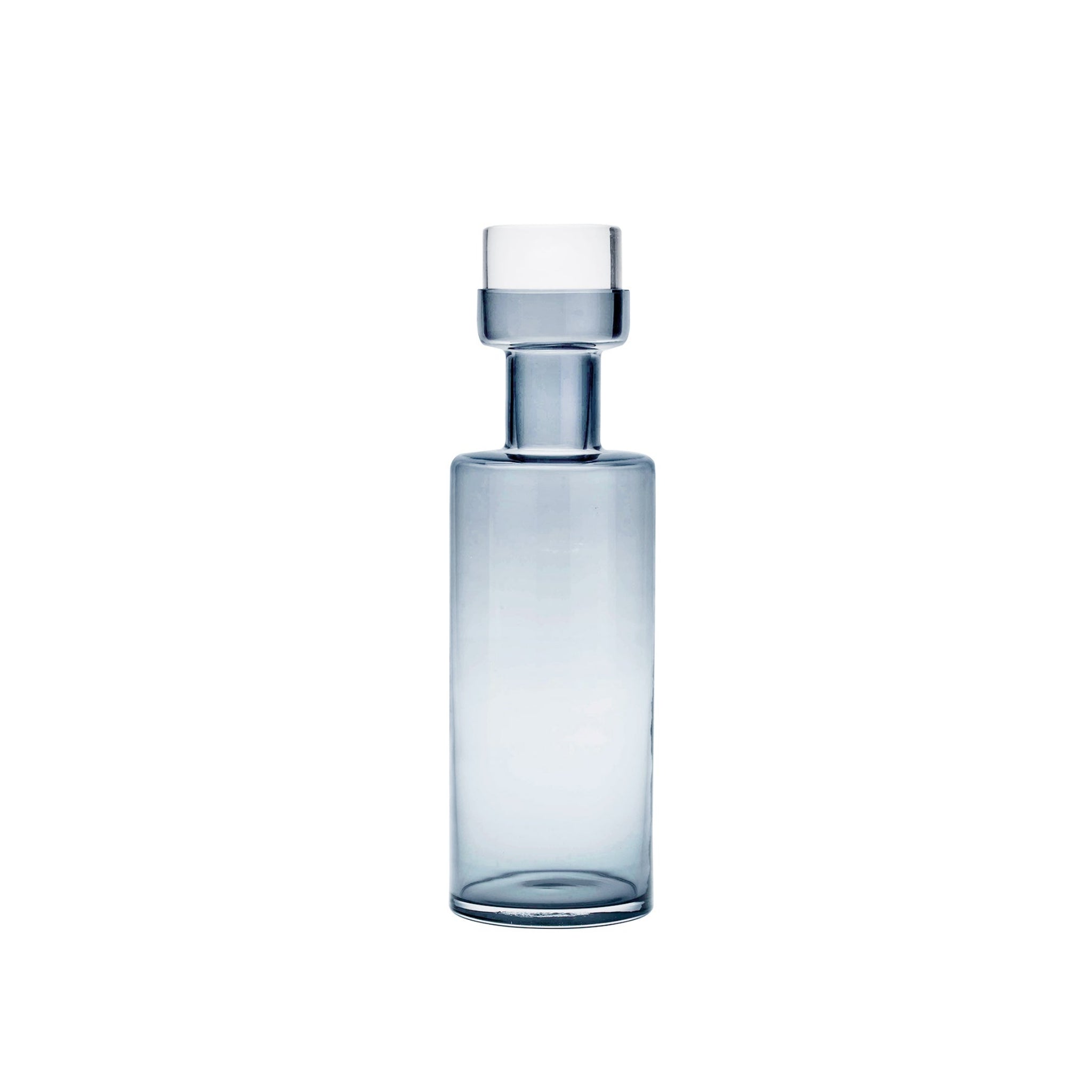Nouvel | Audrey Bottle & Stopper | Clear, Gray, Blue, Green