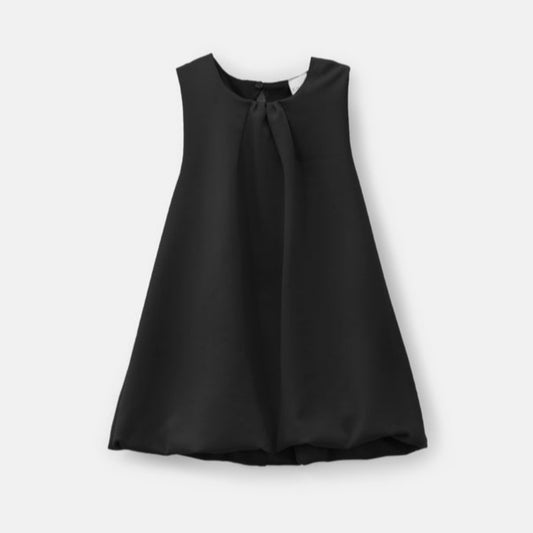 Choys | Girls' Elegant Black Sleeveless Dress | 1B3