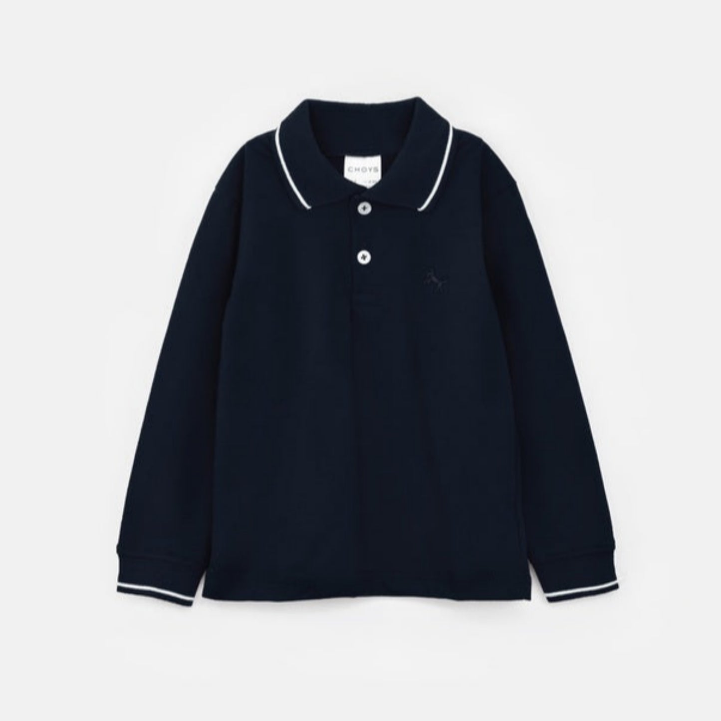 Choys | Kids' Classic Long Sleeve Polo Shirt | 17E4