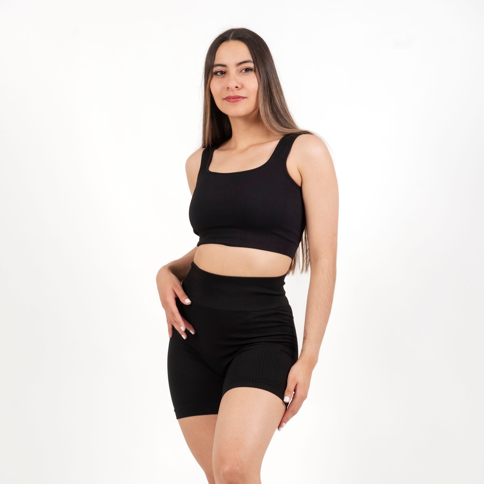 GDA Seamless | Double Layer Sports Performance Top | Black