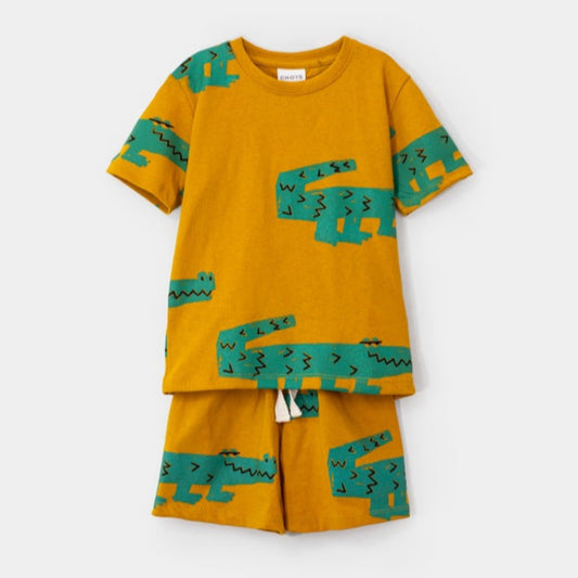 Choys | Kids Cocodrile T-Shirt and Shorts Set | 12K4