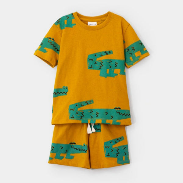 Choys | Kids Cocodrile T-Shirt and Shorts Set | 12K4