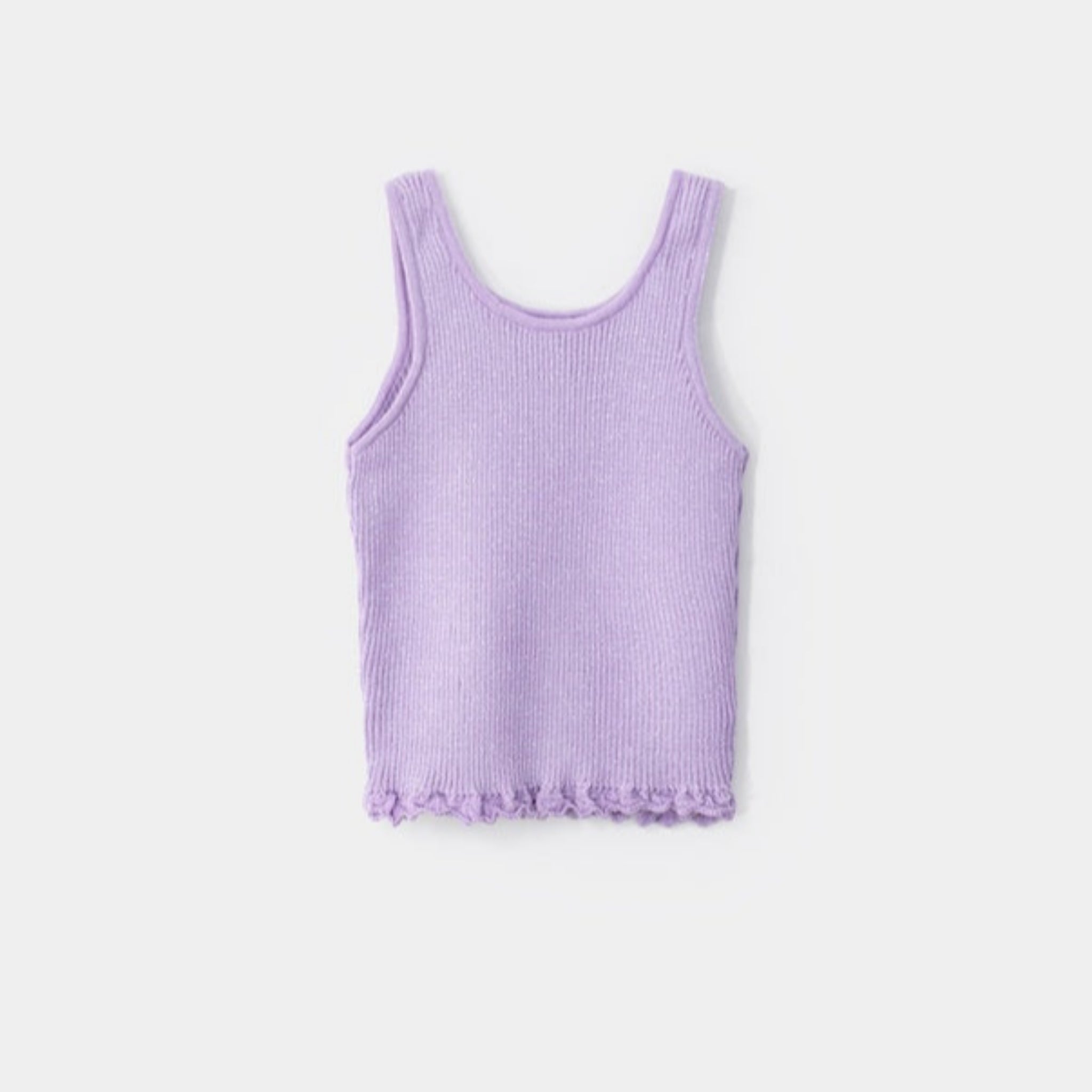 Choys | Girls' Ribbed Knit Sleeveless Top | 6G4