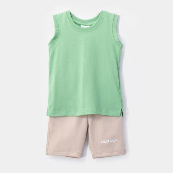 Choys | Boys' Sleeveless T-Shirt and Shorts Set | 13I3