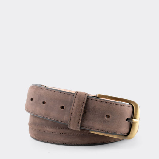 7 Leguas | Men's Casual Brown Dress Belt | 12-A