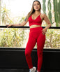 Majo | Solid Mesh and Solid Top Set | Red