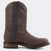 7 Leguas | Men's Leather Zipper Roper Boot with Rubber Sole 1677-EZ | Brown Crazy