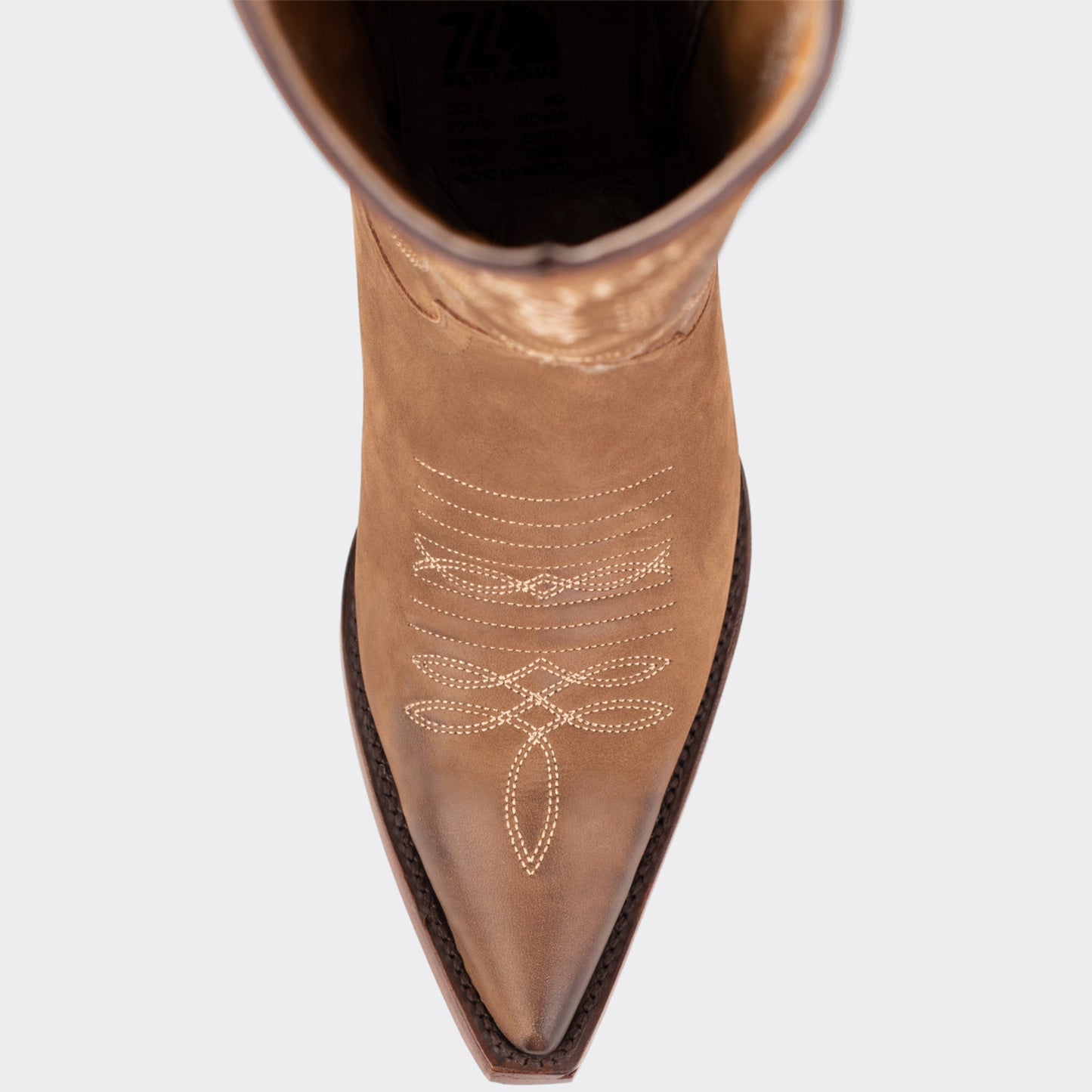 7 Leguas | Men's Terracota Leather Cowboy Boot with Leather Sole | 1748-EJ