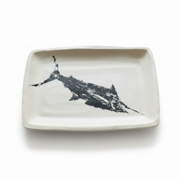 Damar | Full Marlin Rectangular Platter | Black Print