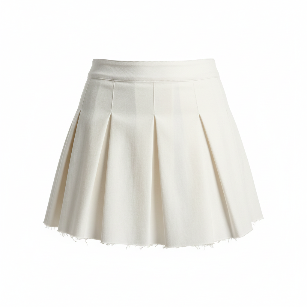 Oboe | Pleated Skirt O-6000 | Ivory