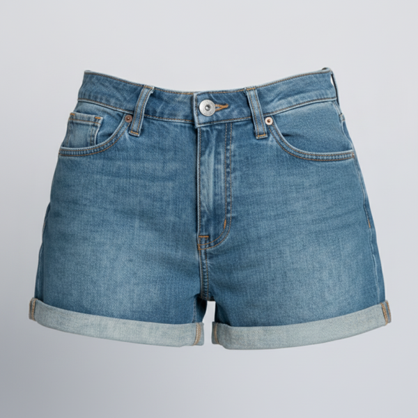 Oboe | Women Shorts O-1001 | Blue Denim