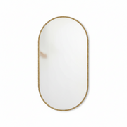 Ornamo | Ovala Chic | Oval Wall Mirror With Metal Frame