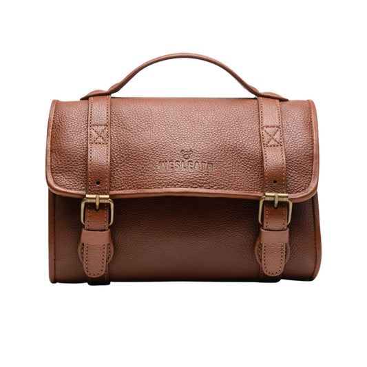 Wesleath | The Legacy Toiletry Bag | Caramel