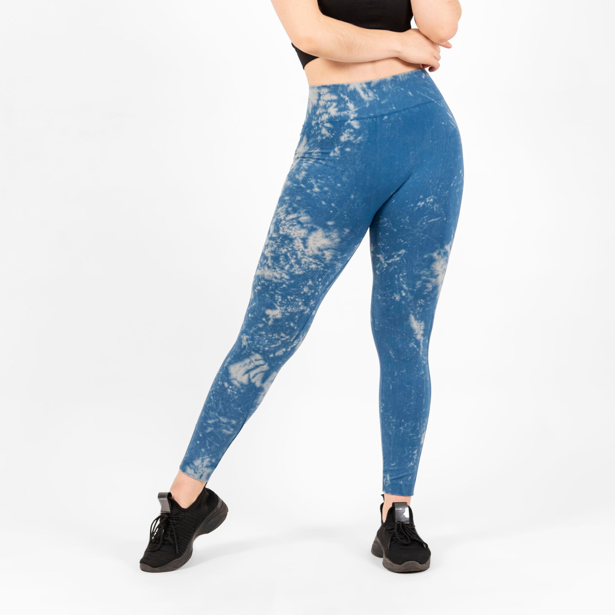 GDA Seamless | High-Waisted Leggings | Steel Wash