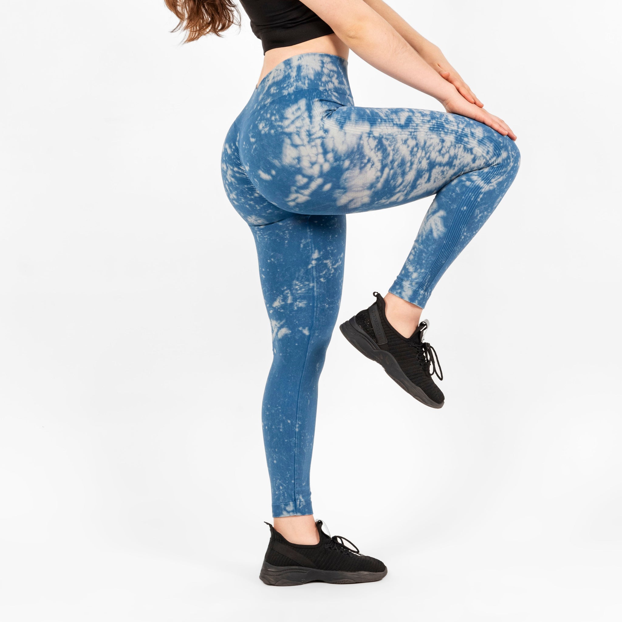 GDA Seamless | High-Waisted Leggings | Steel Wash