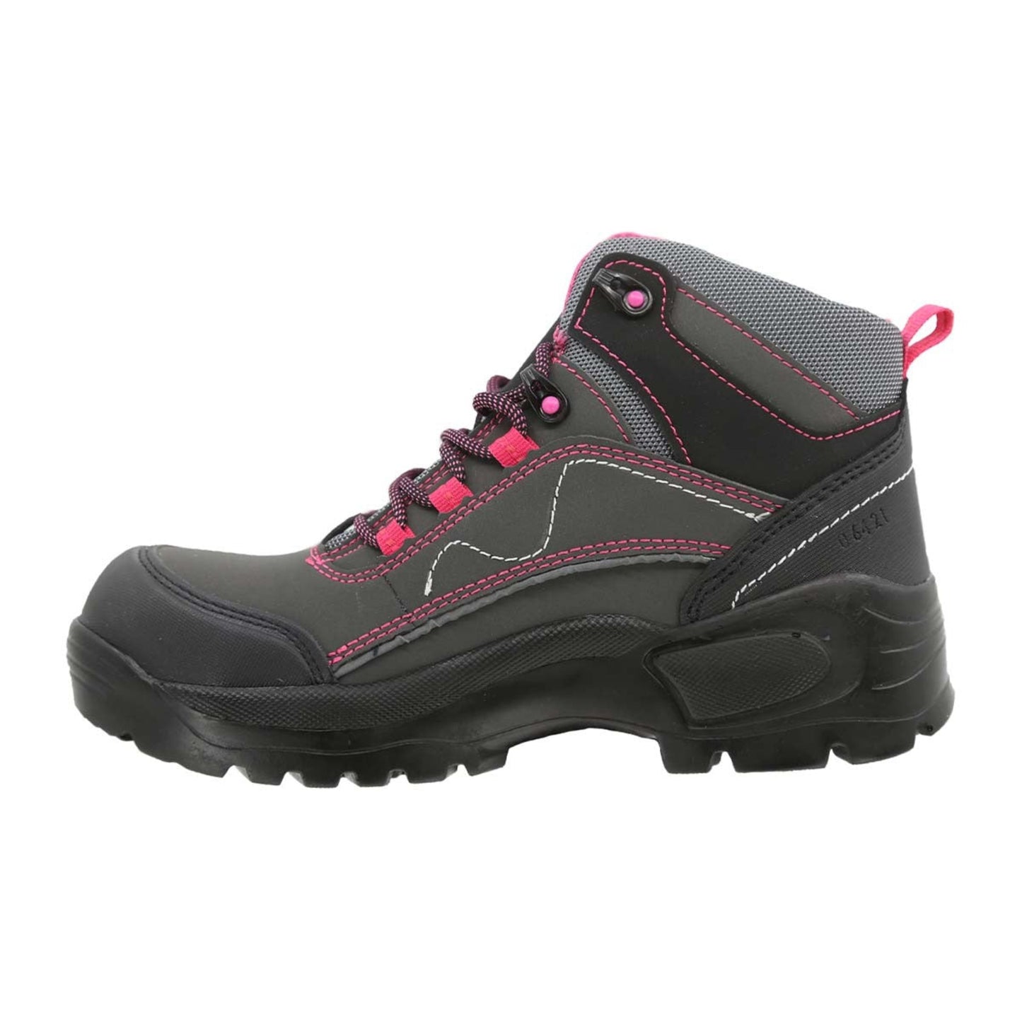 Sicuro | Gray Technoleather Nubuck Leather Work Boot