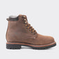 7 Leguas | Men's Maple Leather Work Boot with Rubber Sole | 2413-A
