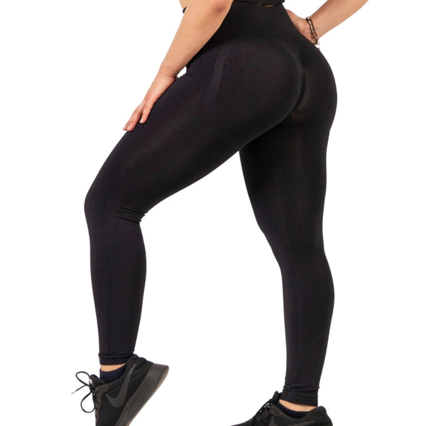 GDA Seamless | Seamless Shapewear Effect High-Waisted Leggings | Black