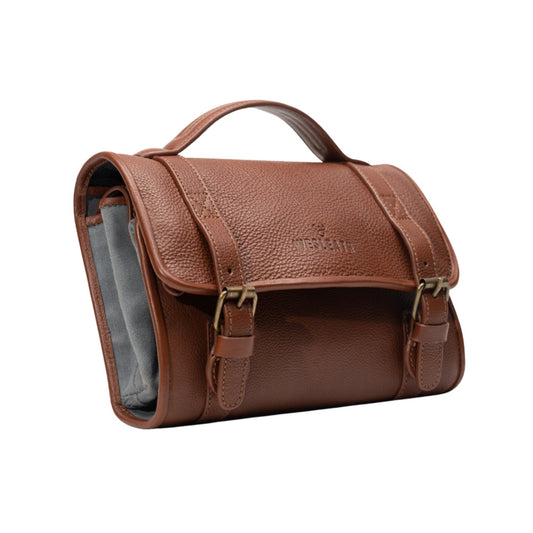 Wesleath | The Legacy Toiletry Bag | Caramel