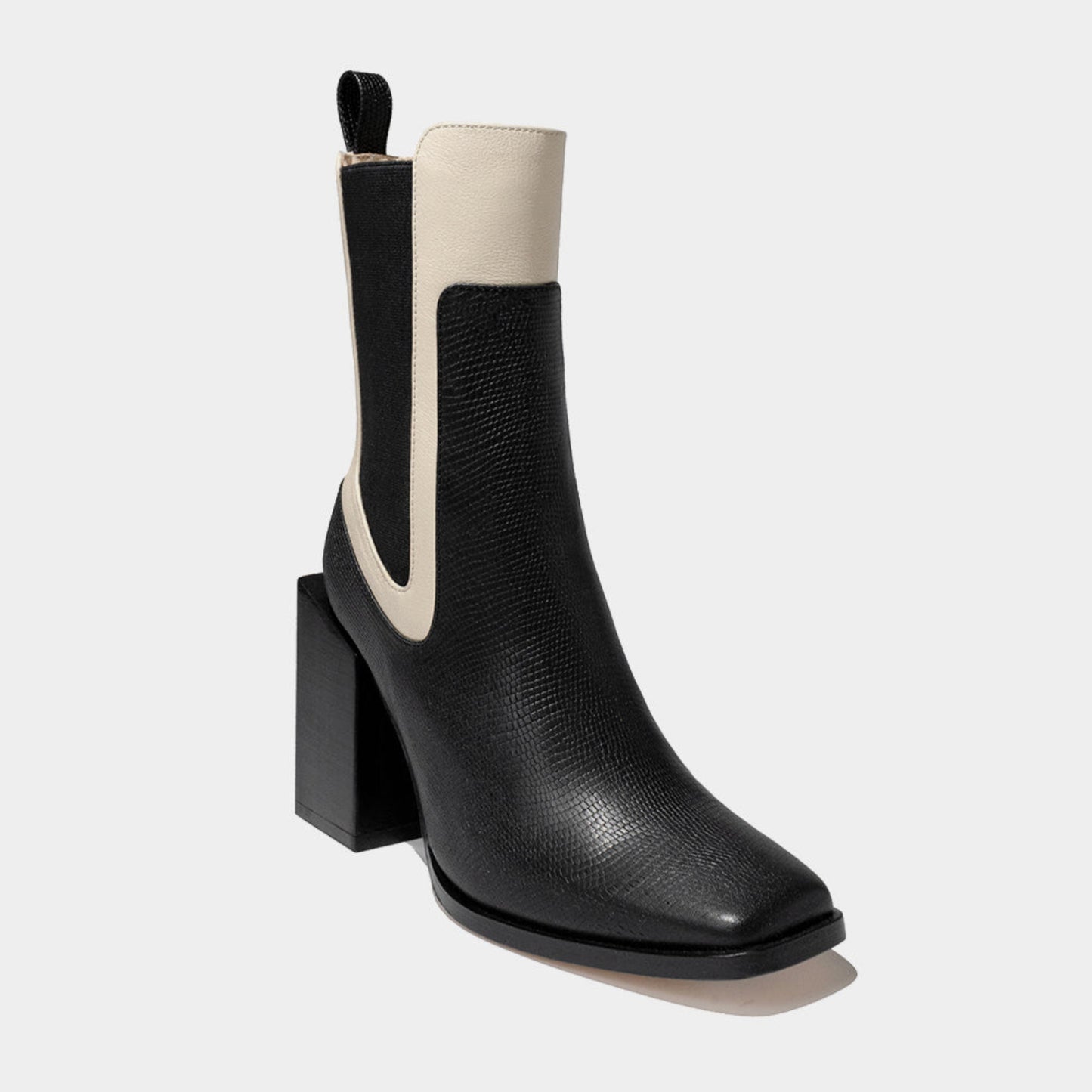 Dante | Adama Black Sand – Premium Leather Ankle Boot