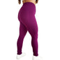 Red Berry | Ribbed leggings with smooth shaping and push-up effect |