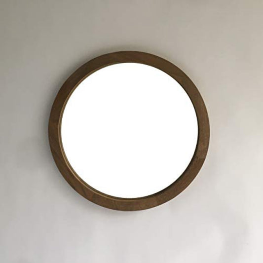 Brossard | Round Wall Mirror | Natural