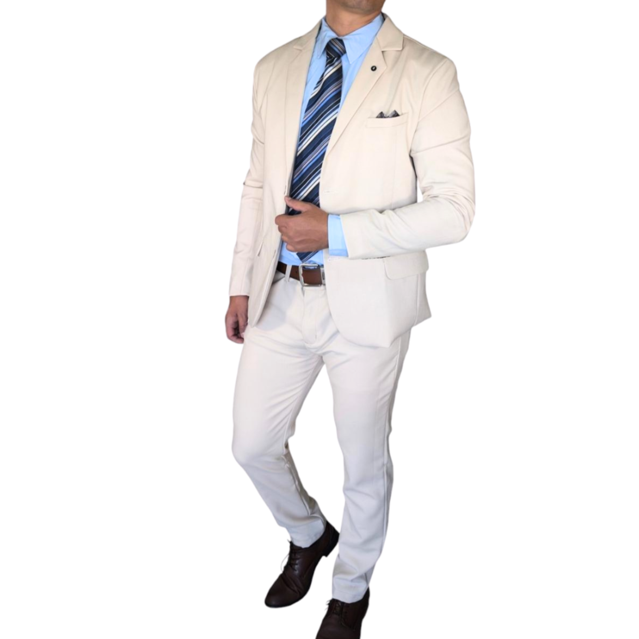 Kovx | Off White Suit with Pants | Style 2207 | Slim Fit
