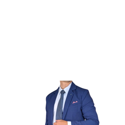 Kovx | Electric Blue Suit with Pants | Style 2208 | Slim Fit