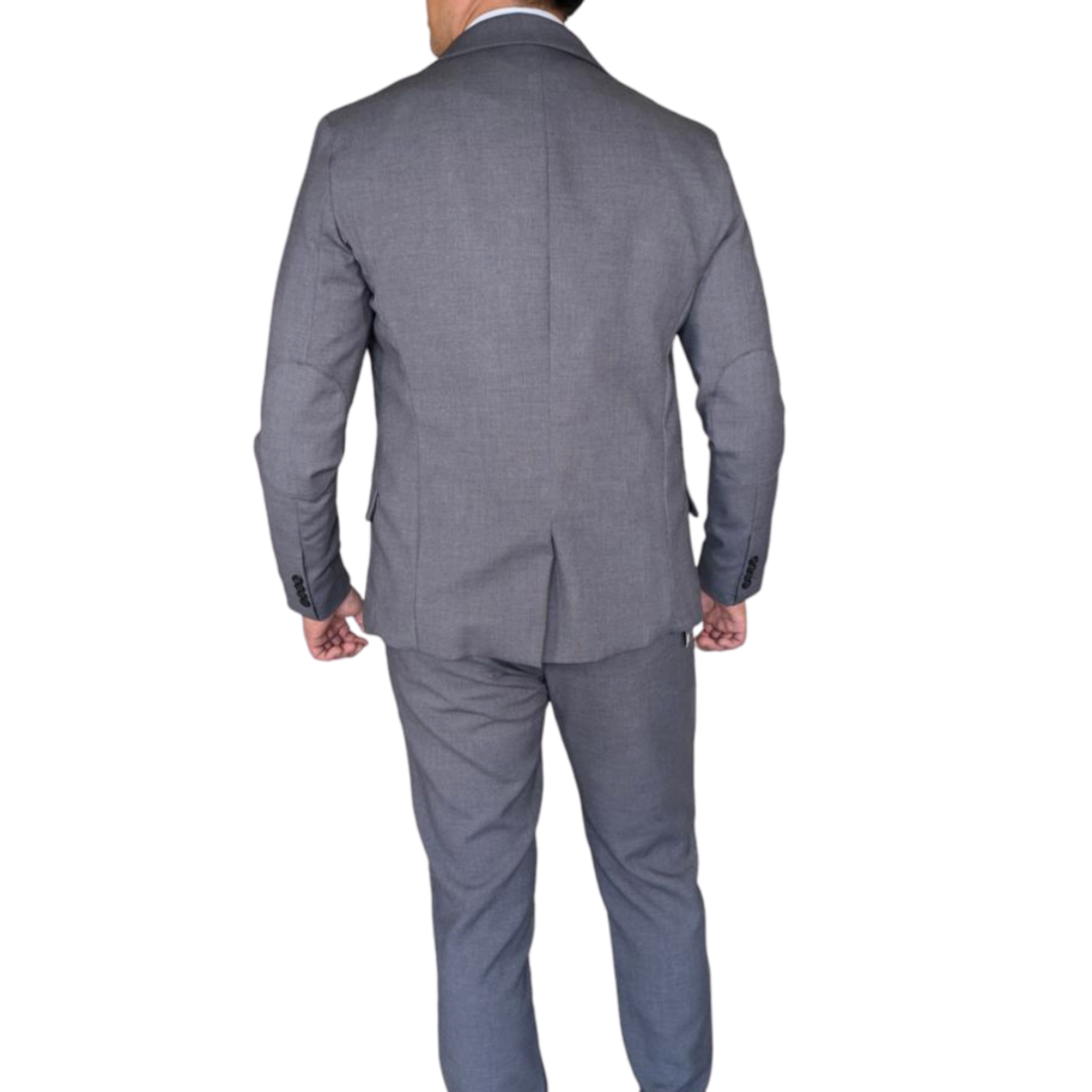 Kovx | Oxford Gray Suit with Pants | Style 2210 | Slim Fit