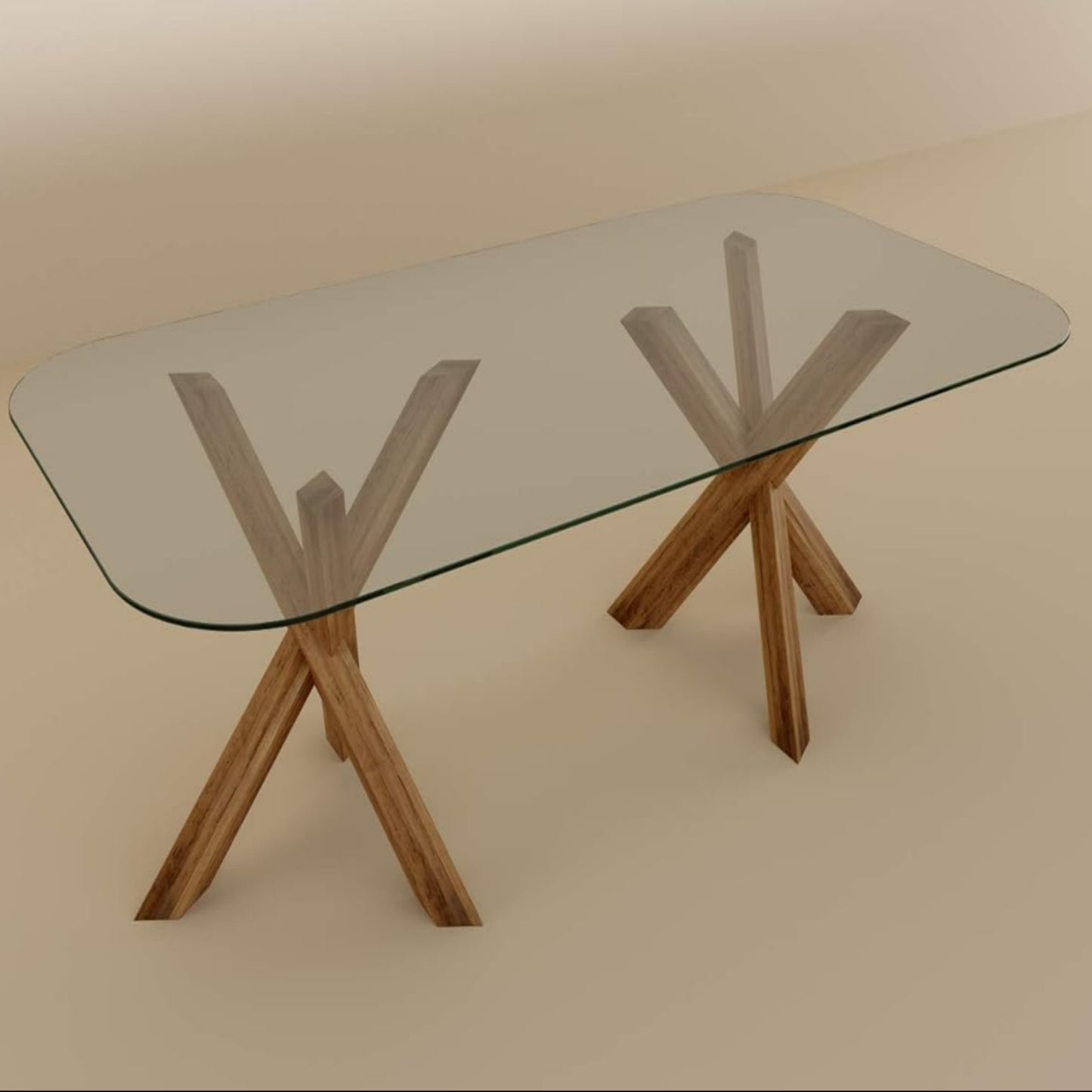 Brossard | “The Matatena” Table Base | Rosamorada Wood