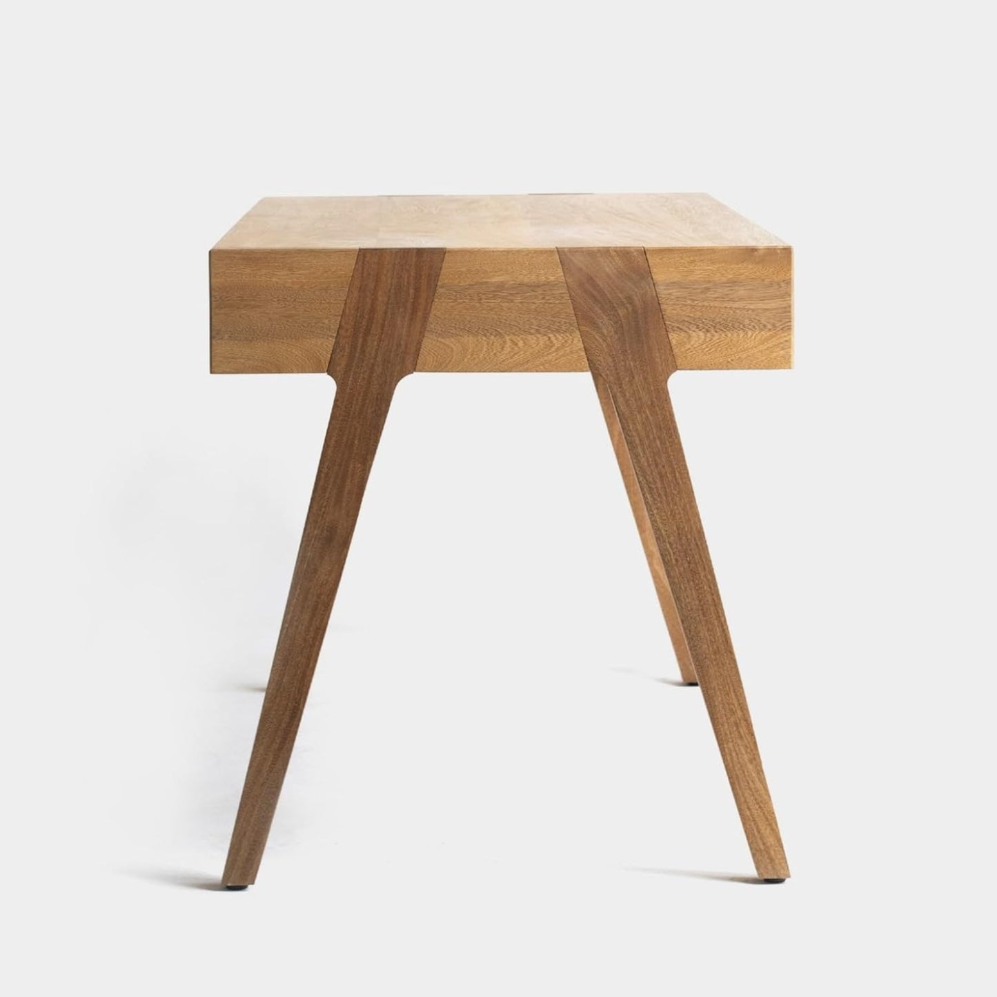 Brossard | Contemporary-Style Desk, 2 Drawers | Natural