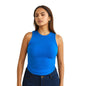 Red Berry | Sleeveless top with round neckline made of thick ribbed knit |